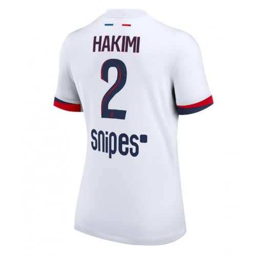Stroje piłkarskie Paris Saint-Germain Achraf Hakimi #2 Koszulka Wyjazdowej dla damskie 2025-26 Krótki Rękaw